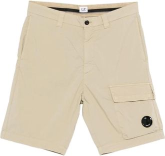C.P. Company Casual Shorts - Heren - Korte Broeken - Beige - S - Korte Broeken
