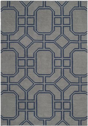 Safavieh Alfombra lana grigio/blu 122 x 183 cm