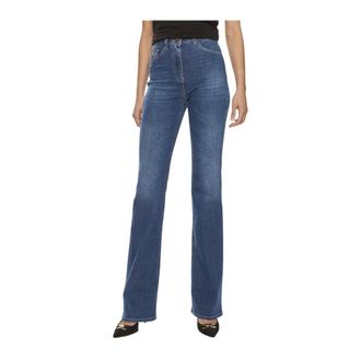 Elisabetta Franchi Dames, Jeans, Blauw, Maat: W28 Denim