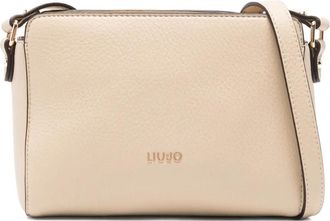 Liu Jo logo-detail cross-body bag - women - Polyester/Polyester/Polyurethane Resin - One Size - Neutrals