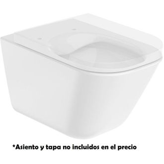 Roca Roca - Taza Suspendida Rimless Con Salida Horizontal Square The Gap