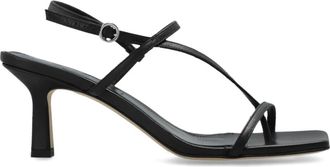 Aeyde Elise Sandalen met Hak - Dames - Sandalen met hakken - Zwart - 40 EU - Leer - Schoenen