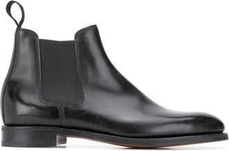 John Lobb Lawry Leren Chelsea Boots - Heren - Chelseaboots - Zwart - 43 EU - Leer - Schoenen