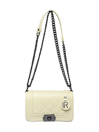 Isabella Rhea Beige Rundleer Tas