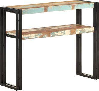 vidaXL Mesa Consola De Madera Maciza Reciclada 90x30x75 Cm Vidaxl
