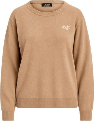 Ralph Lauren Maglione Girocollo - - Knitwear - Donna - Beige - S