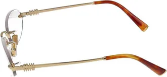 Miu Miu 0MU Metal Frame Eyeglasses - Gold