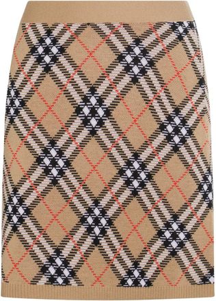 Burberry Skirts Sand Ip Check-Donna