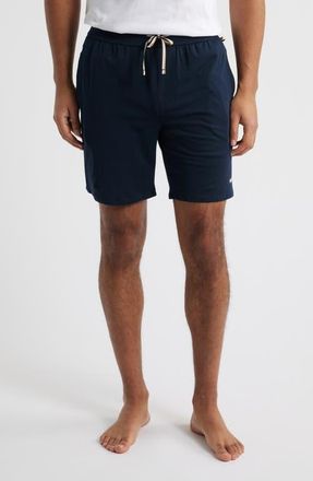 BOSS Unique Stretch Cotton Pajama Shorts in Dark Blue at Nordstrom, Size Xx-Large