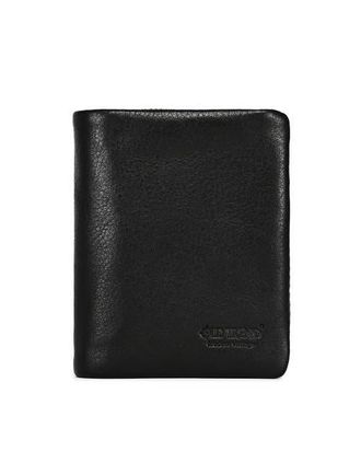 OLD TREND Clover Genuine Leather Slim Secure Trifold RFID Wallet in Black at Nordstrom