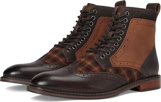 Stacy Adams Finnegan Wing Tip Boot Mens Boots Brown : 11.5 M, Leather