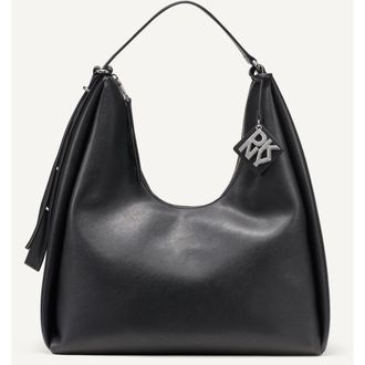 DKNY Elicia Large Hobo in Black/silver at Nordstrom