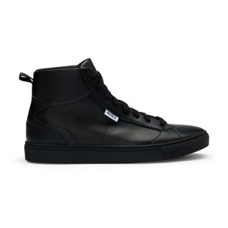 HUGO BOSS Heren, Schoenen, Zwart, Maat: 41 EU Leer