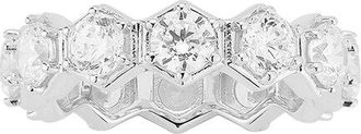 Glaze Jewelry Silver Cz Ring