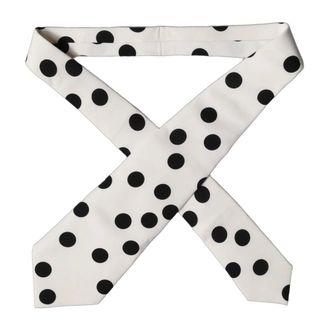 Dolce & Gabbana Polka Dot Necktie - female - Dolce & Gabbana - Ties - White - ONE SIZE - Accessories