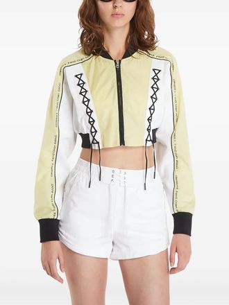 Converse Giacca crop con zip - Giallo