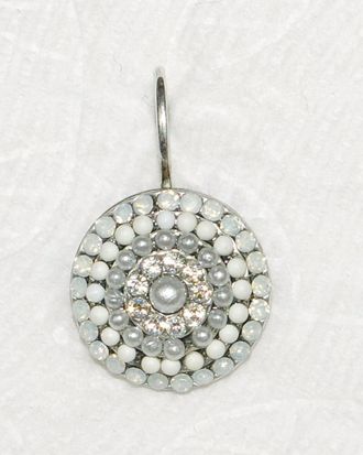 Mariana Womens Forever Starburst Earrings In Clear/ White/ Pearl
