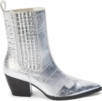 Matisse Footwear Womens Collins Ankle Boot In Silver
