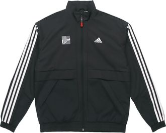 adidas Cny Jkt South Fleece Lined Stay Warm Stand Collar Sports Jacket Black GP1823
