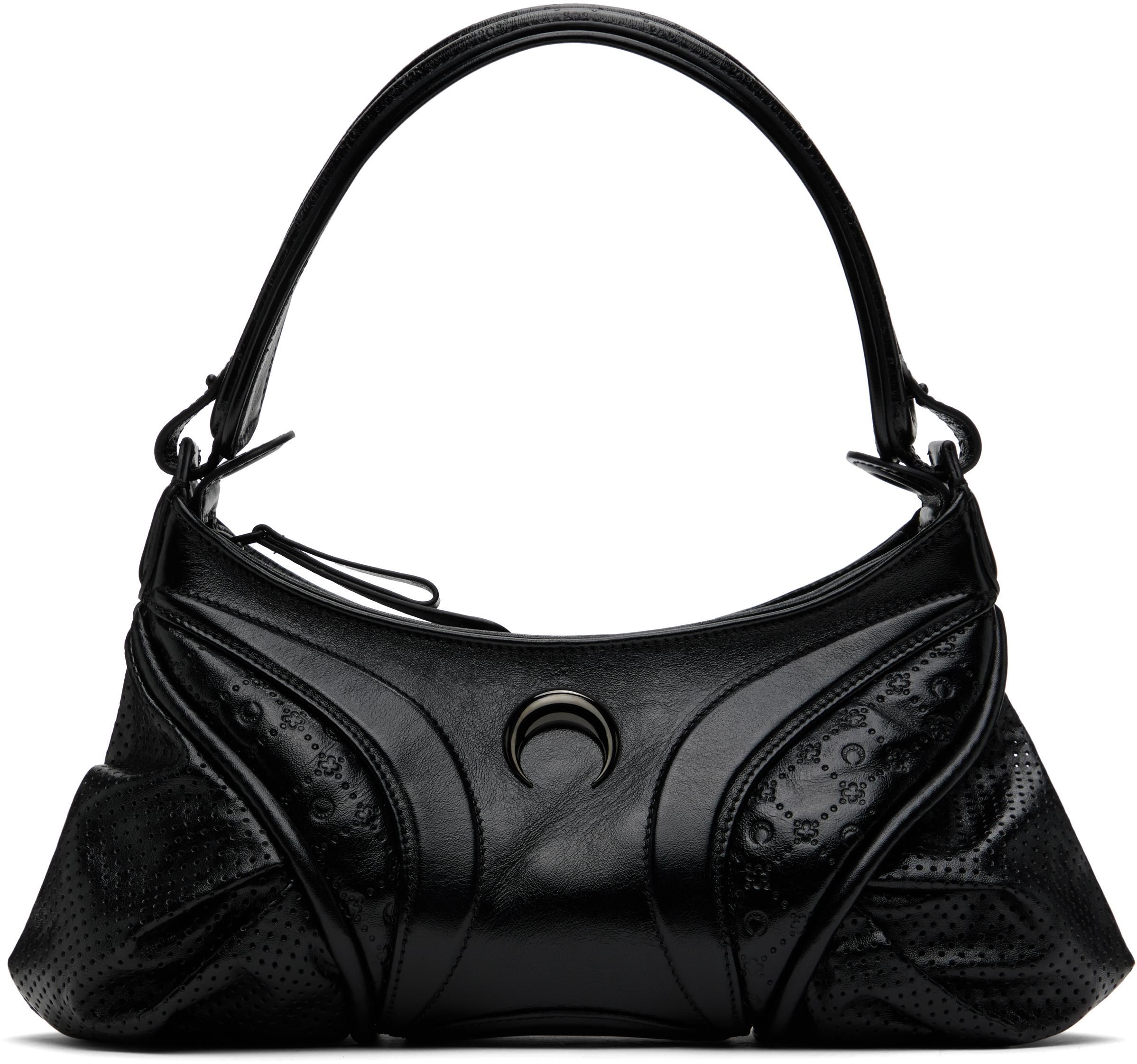 【MARINE SERRE】海外限定商品! ムーン エアブラシ ハンドバッグ Marine Serre: Black Handbags / Purses now up to −49% | Stylight