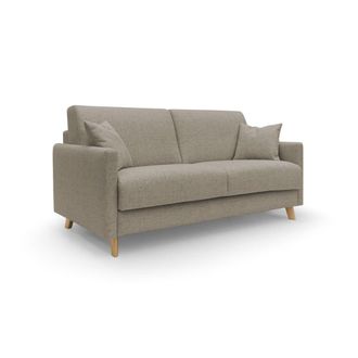 Divani.Store Sof&aacute; cama convertible impermeable 160 cm marr&oacute;n
