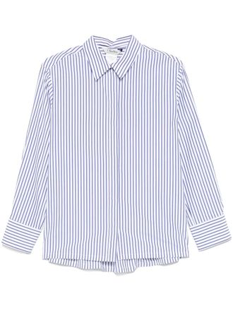 Max Mara striped shirt - women - Cotton - 42 - White