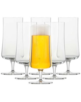 Schott Zwiesel Set Of Six 13.5Oz Pilsner Stem Glasses