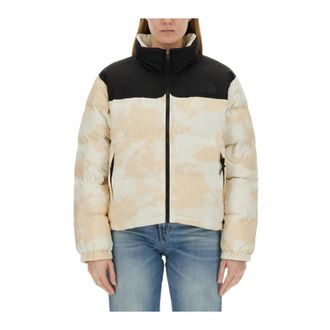 The North Face Crinkle Rev Nuptse Jacket - Dames - Ski Jassen - Veelkleurig - M - Leer - Fitness