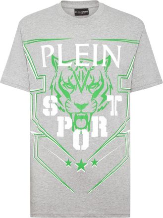 Plein Sport T-Shirts - Heren - Sportshirts - Grijs - L - Fitness