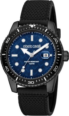 Roberto Cavalli Classic Quartz Blue Dial Mens Watch RC5G084P0075