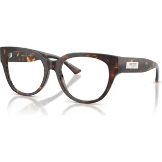 Jimmy Choo London 53mm Phantos optical glasses in Tortoise at Nordstrom