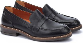 Pikolinos Womens Aldaya Leather Shoes In Black