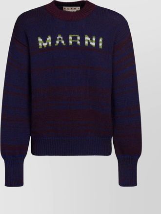 Marni ribbed logo sweater