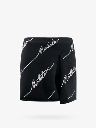 Rotate Shorts in misto cotone con logo in contrasto - ROTATE - gender_Woman