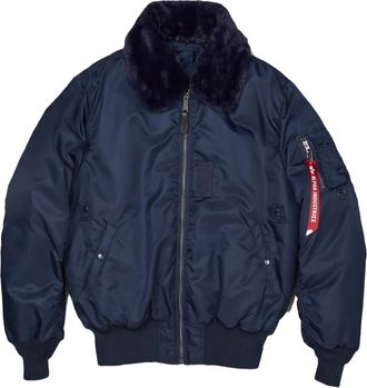 MASTERMIND WORLD x Alpha Industries jack met kraagdetail - Blauw