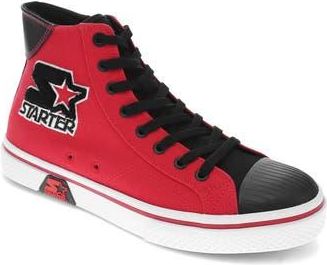 Starter Tradition 71 High Top Sneaker in Red/Black at Nordstrom Rack, Size 12