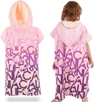 OEM Toalla De Ba&ntilde;o Poncho Infantil Con Capucha, Secado R&aacute;pido, Para Turista