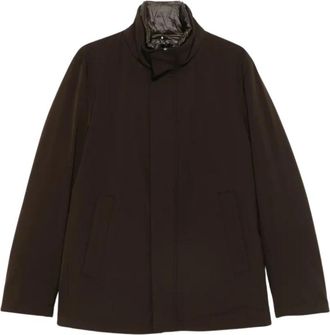 Montecore Jack met hoge kraag - Heren - Winterjassen - Bruin - XL - Polyester - Jassen