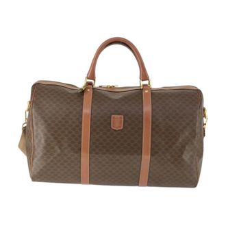 Celine Pre-owned Weekend Bags, female, Brown, Size: ONE SIZE Pre-owned Vintage Monogram Travel Bag