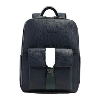 Piquadro Heren, Tassen, Blauw, Maat: ONE Size Leer