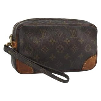 Louis Vuitton Pre-owned Clutch Bag - Dames - Pre-owned - Bruin - Maat: ONE Size