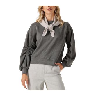 Minus Hoodies & sweatvesten, Dames, Grijs, XL, Polyester, Sabi Sweat