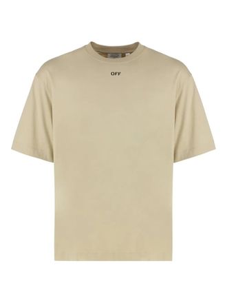 Off-white T-shirt in cotone - Toni neutri