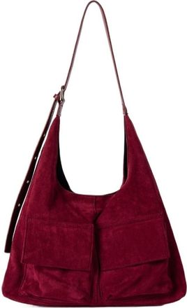 Generic Large Capacity Handbags Female Crossbody Bags Shoulder Bag Women Tote(Red)