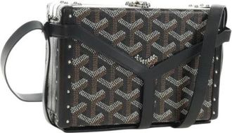 Goyard Pre-owned Vintage Schoudertas - Dames - Vintage Schoudertas - Zwart - ONE Size - Leer - Vintage