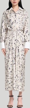 Altuzarra Womens Floyd Dress In Ivory Animal