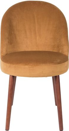 Dutchbone Design Stuhl Barbara, Samt Caramel