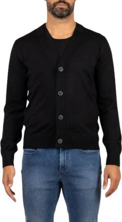 Alpha Industries Au 7005E Merino Vest - Heren - Vesten - Zwart - L - Wol - Truien & Vesten