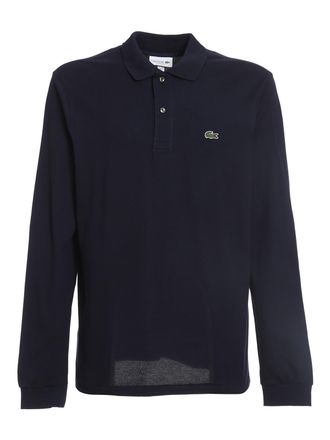 Lacoste Branded long-sleeved polo shirt