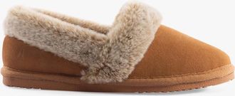 Hush Puppies Womens Hush Puppies ARIEL Womens Slippers Tan - Brown - Size: 4